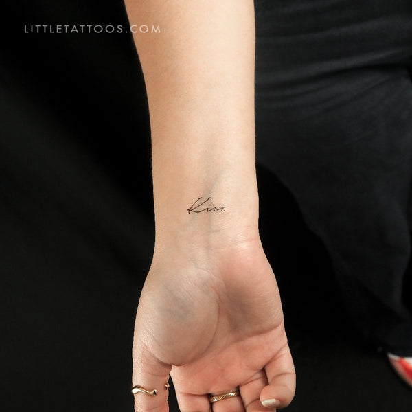 Kiss Temporary Tattoo - Set of 3