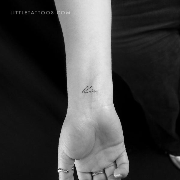 Kiss Temporary Tattoo - Set of 3