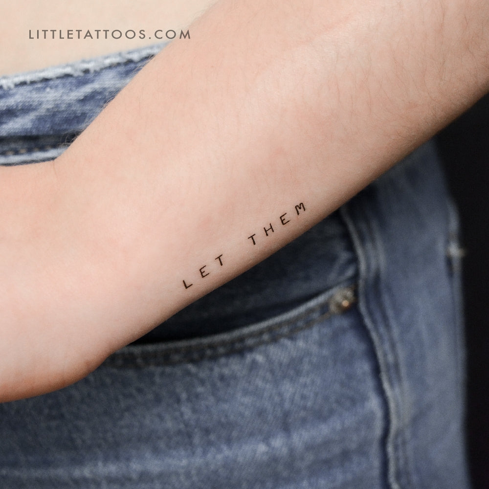 Uppercase Let Them Temporary Tattoo - Set of 3
