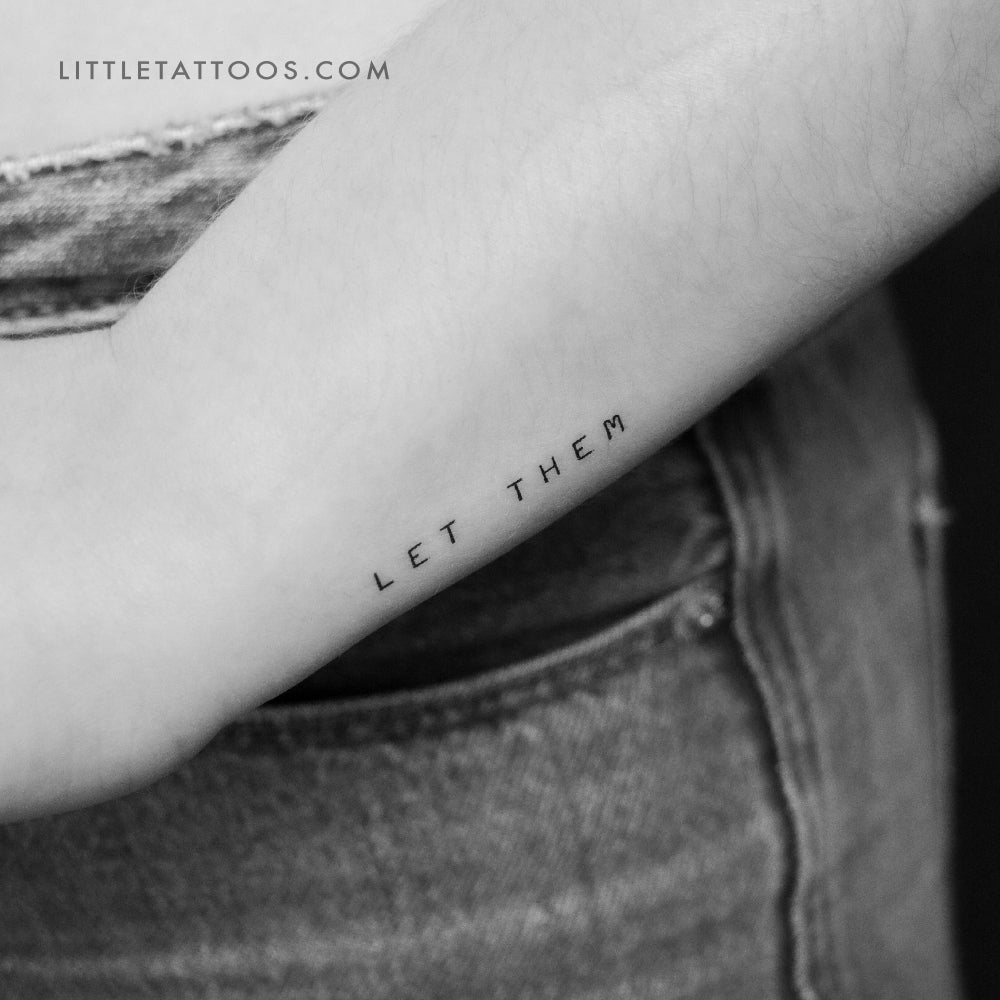 Uppercase Let Them Temporary Tattoo - Set of 3