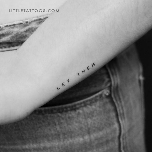 Uppercase Let Them Temporary Tattoo - Set of 3