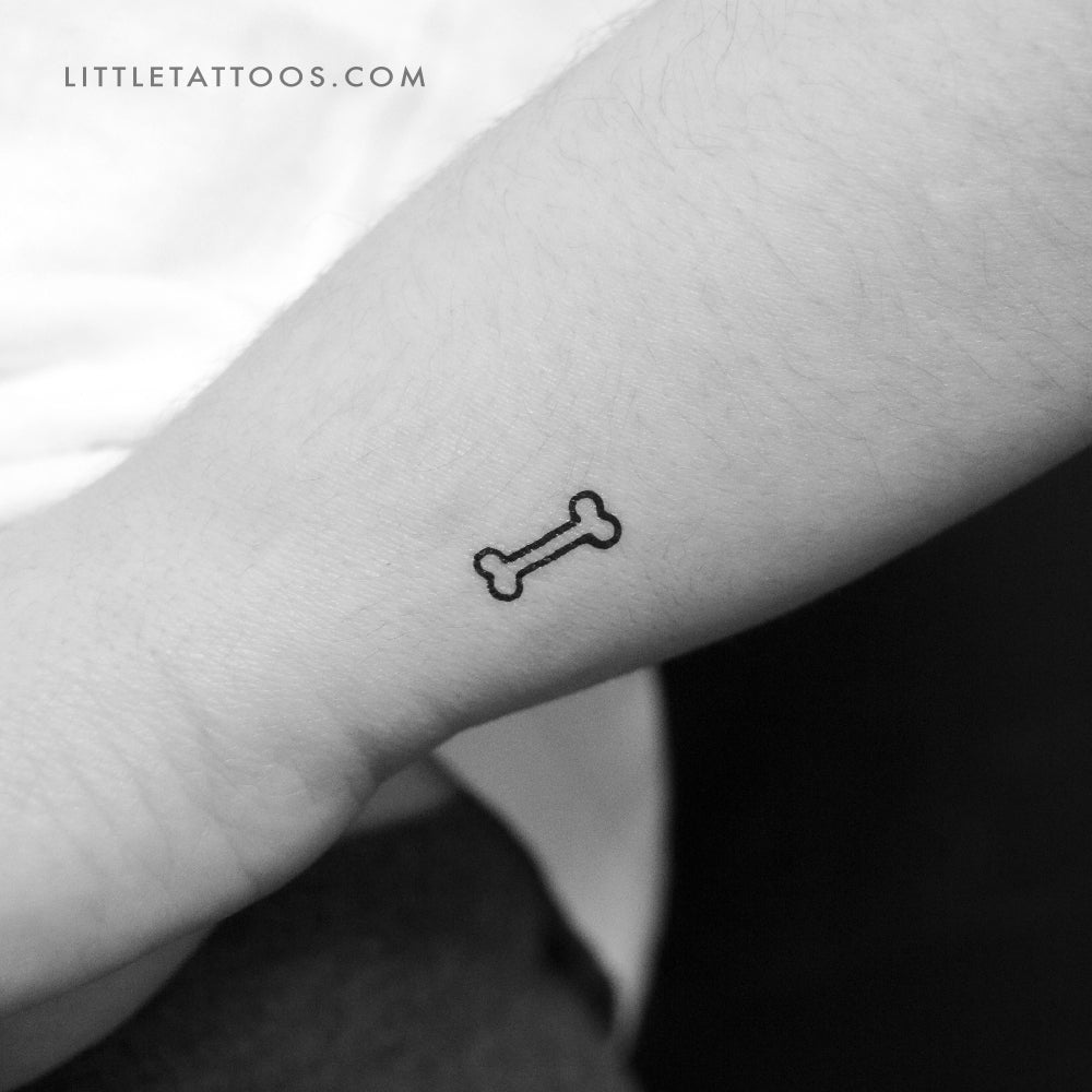 Little Bone Temporary Tattoo - Set of 3