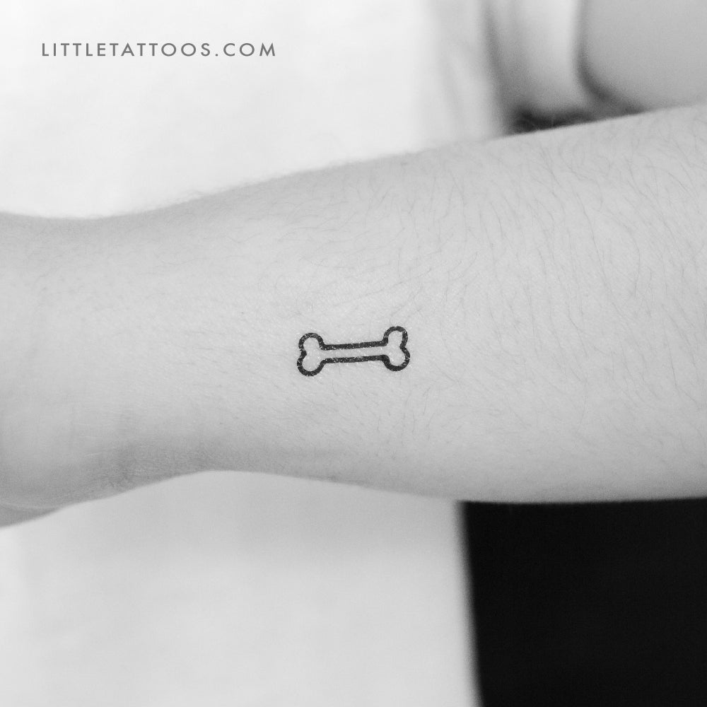 Little Bone Temporary Tattoo - Set of 3