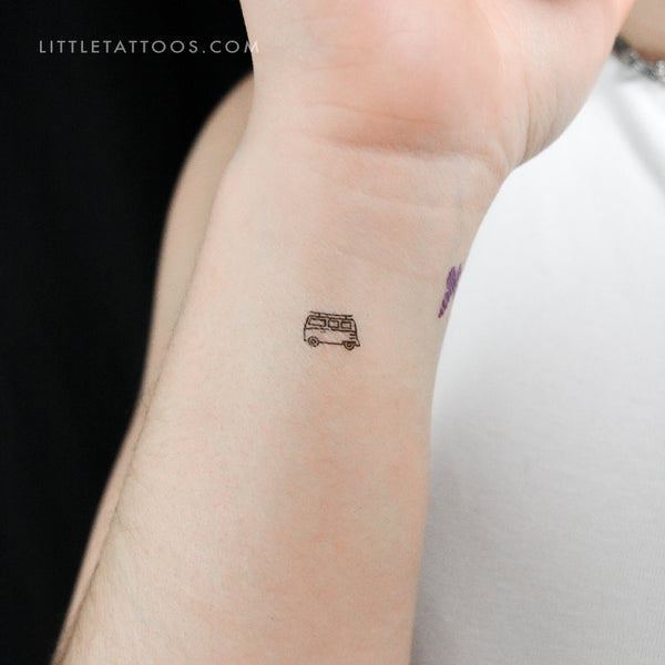 Campervan Temporary Tattoo - Set of 3