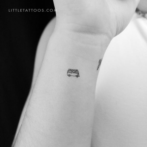 Campervan Temporary Tattoo - Set of 3