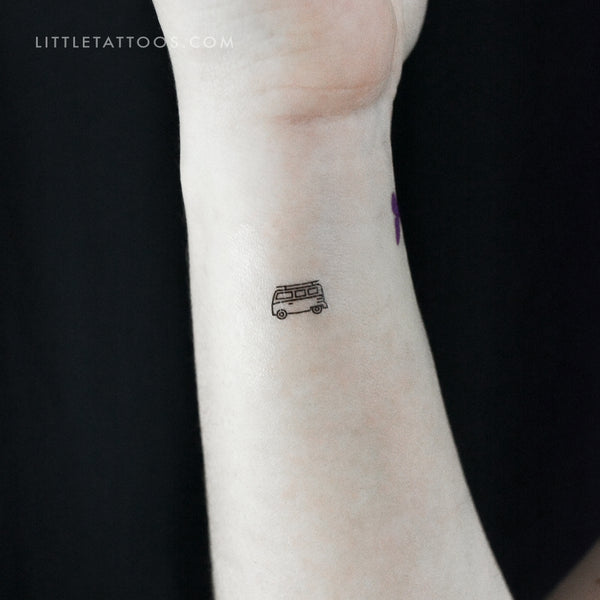 Campervan Temporary Tattoo - Set of 3