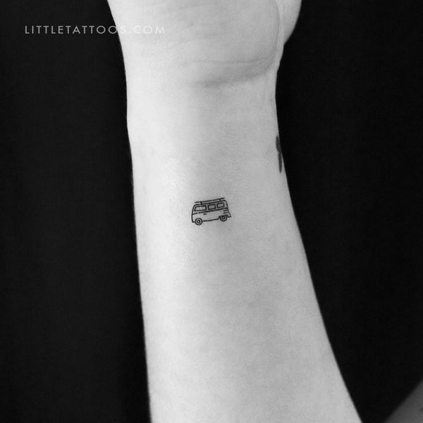 Campervan Temporary Tattoo - Set of 3