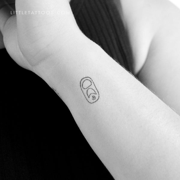 Little Can Tab Temporary Tattoo - Set of 3