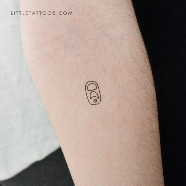Little Can Tab Temporary Tattoo - Set of 3