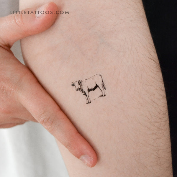 Ox Temporary Tattoo - Set of 3