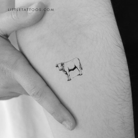 Ox Temporary Tattoo - Set of 3