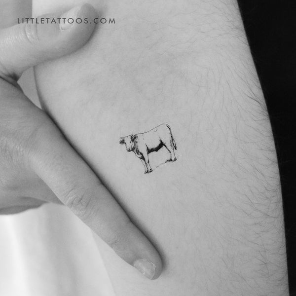 Ox Temporary Tattoo - Set of 3