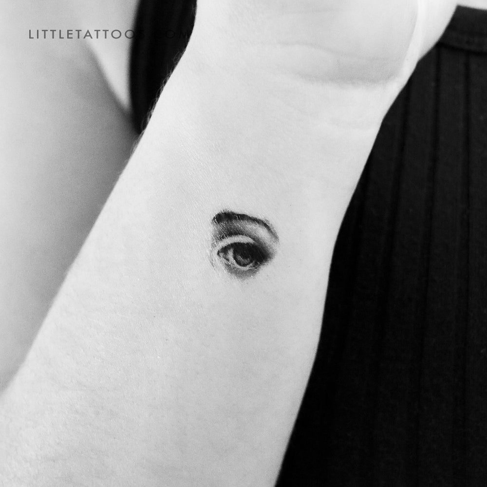 Little Eye And Eyebrow Temporary Tattoo - Set of 3