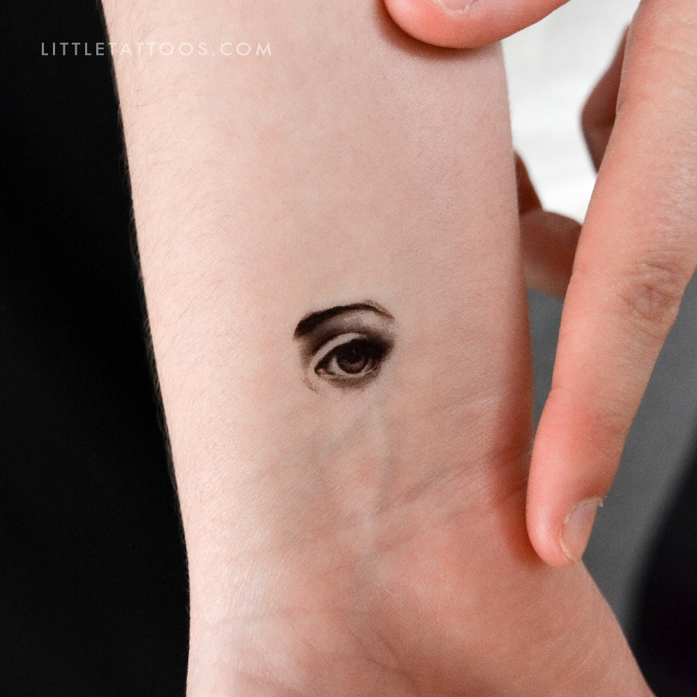 Little Eye And Eyebrow Temporary Tattoo - Set of 3