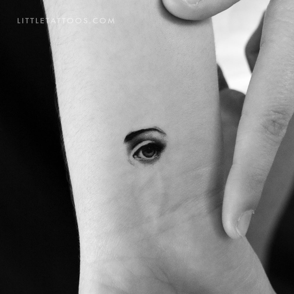 Little Eye And Eyebrow Temporary Tattoo - Set of 3