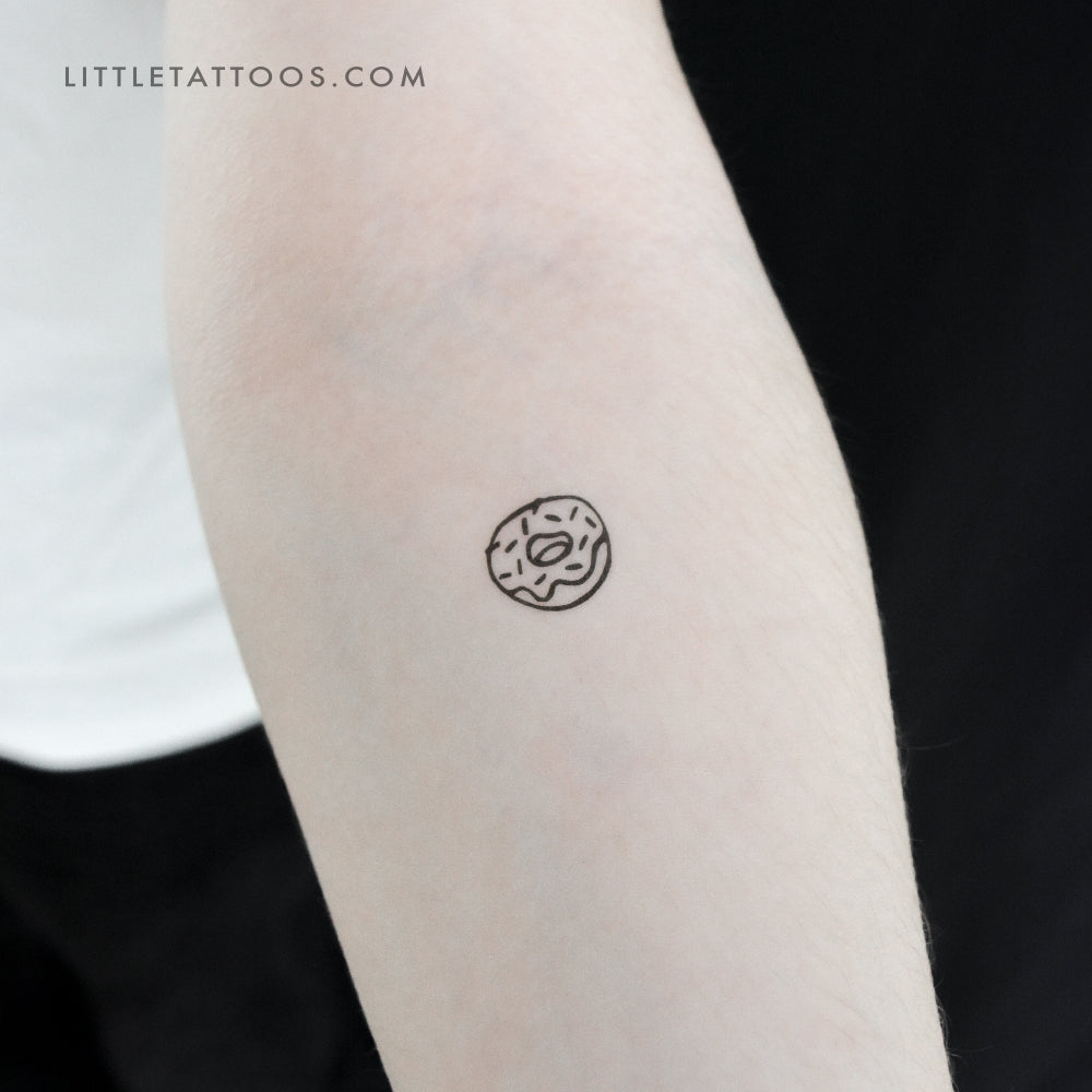 Tatuaje temporal de dona - Juego de 3