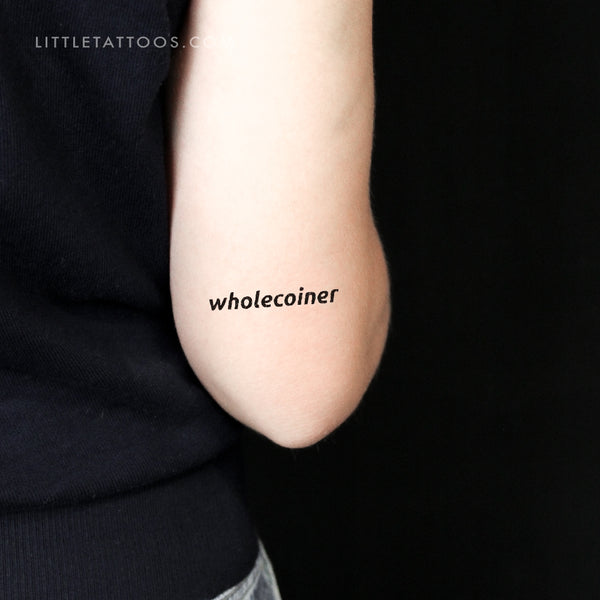 Wholecoiner Temporary Tattoo - Set of 3