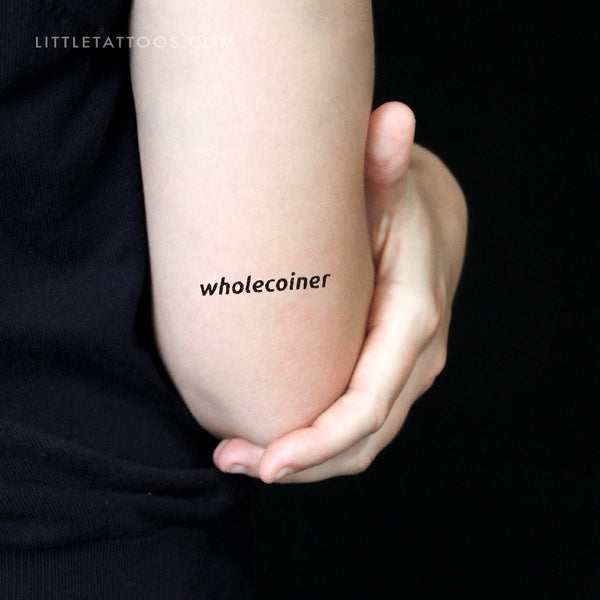 Wholecoiner Temporary Tattoo - Set of 3