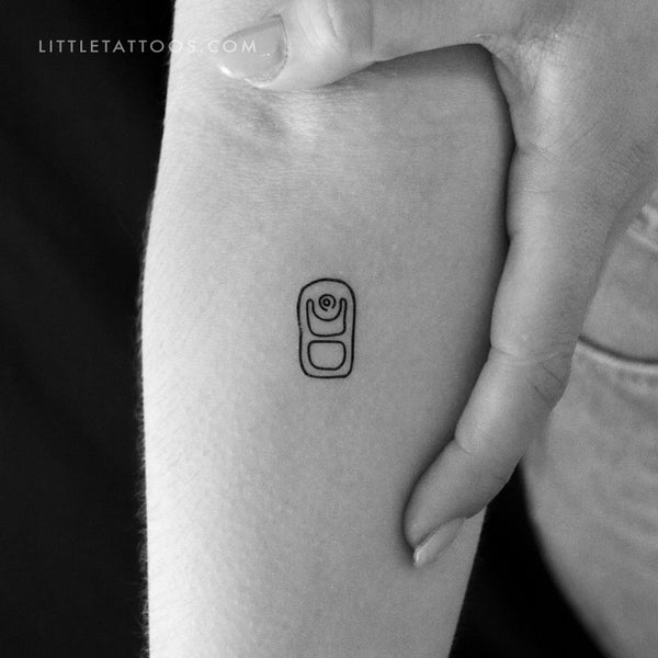 Can Tab Temporary Tattoo - Set of 3