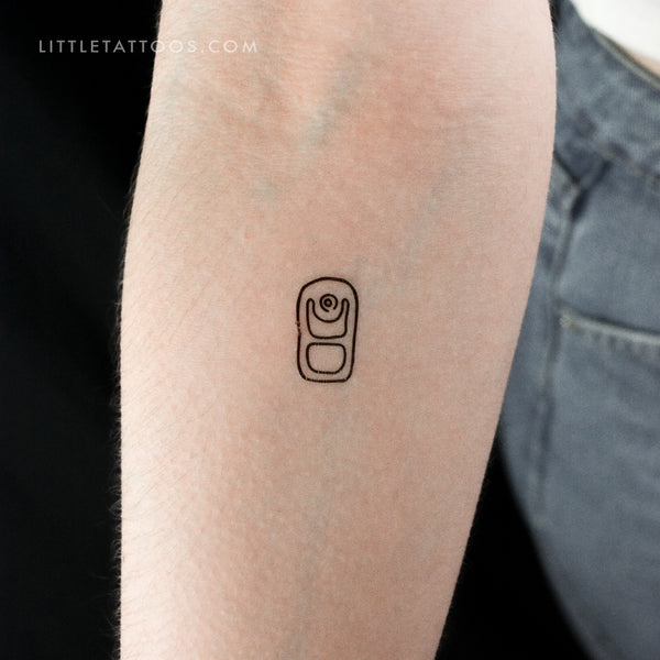 Can Tab Temporary Tattoo - Set of 3