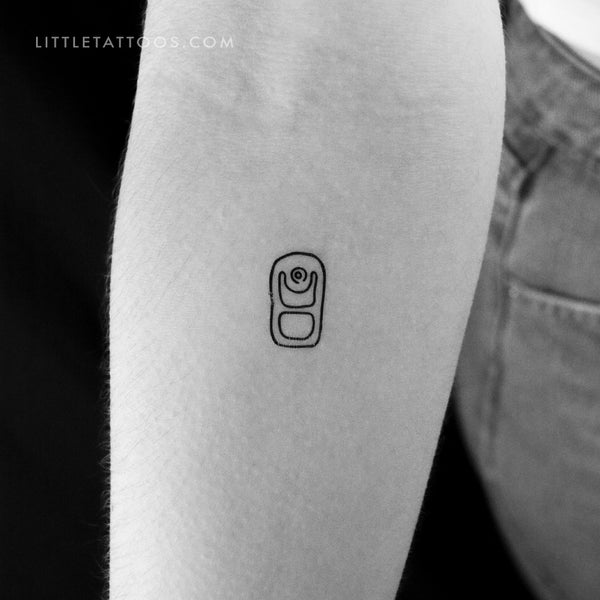 Can Tab Temporary Tattoo - Set of 3