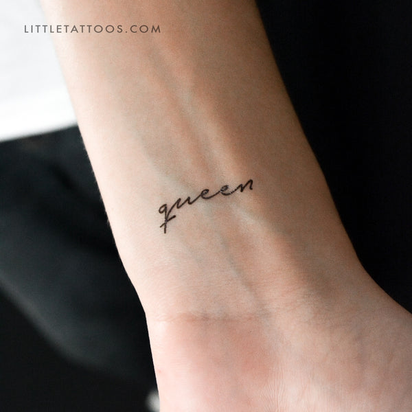 Queen Temporary Tattoo - Set of 3