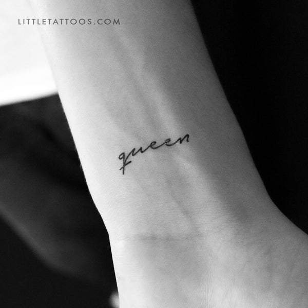 Queen Temporary Tattoo - Set of 3