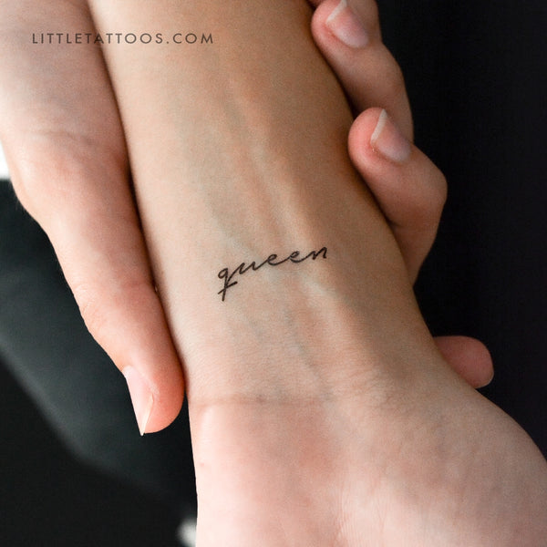 Queen Temporary Tattoo - Set of 3