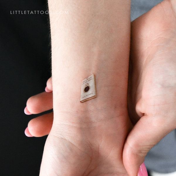 The Fellowship Of The Ring Book Temporary Tattoo - Set of 3