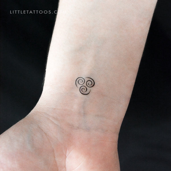 Avatar Air Symbol Temporary Tattoo - Set of 3