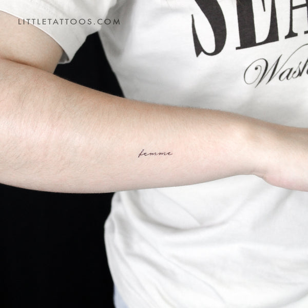 Femme Temporary Tattoo - Set of 3