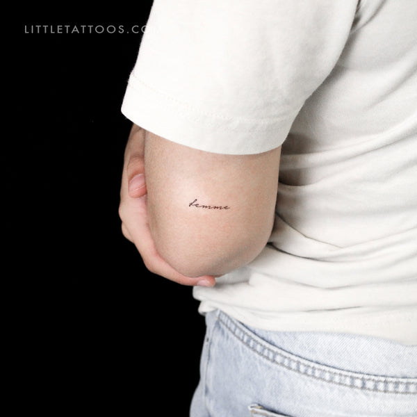 Femme Temporary Tattoo - Set of 3