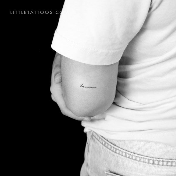 Femme Temporary Tattoo - Set of 3