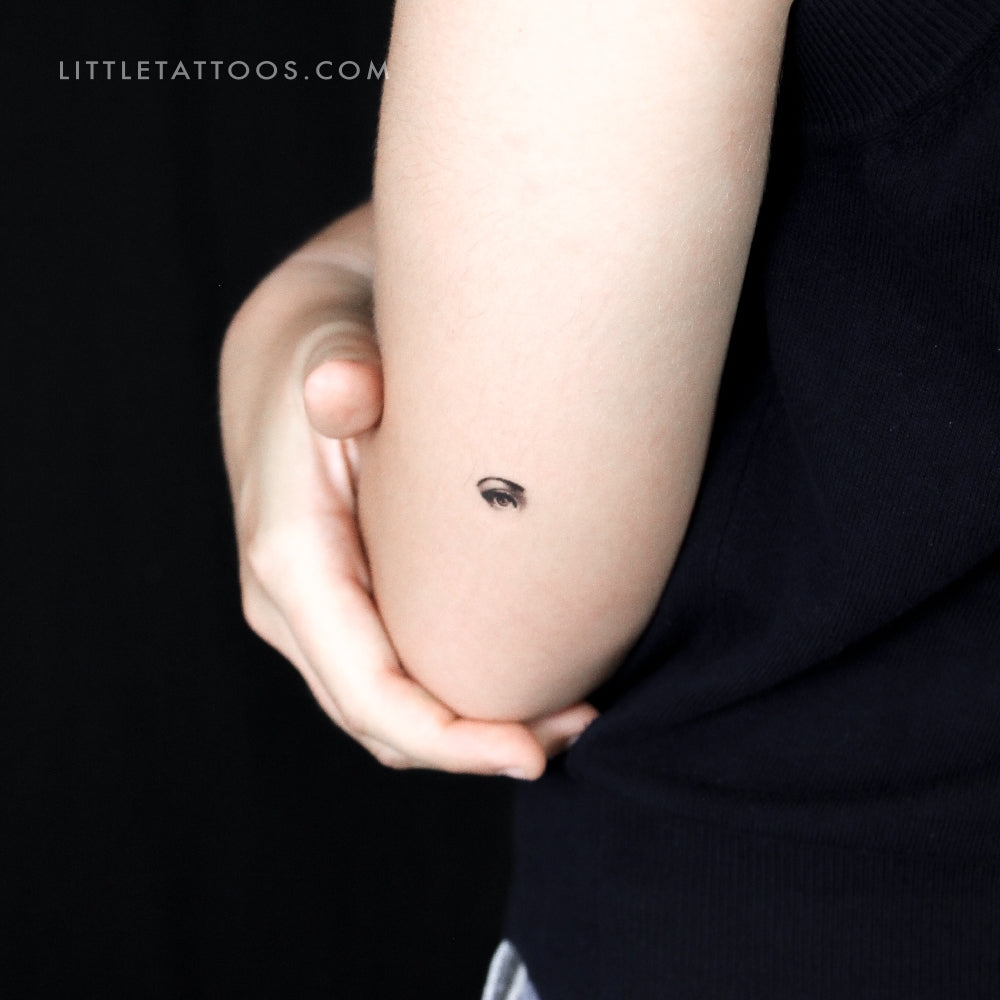 Woman Eye Temporary Tattoo - Set of 3