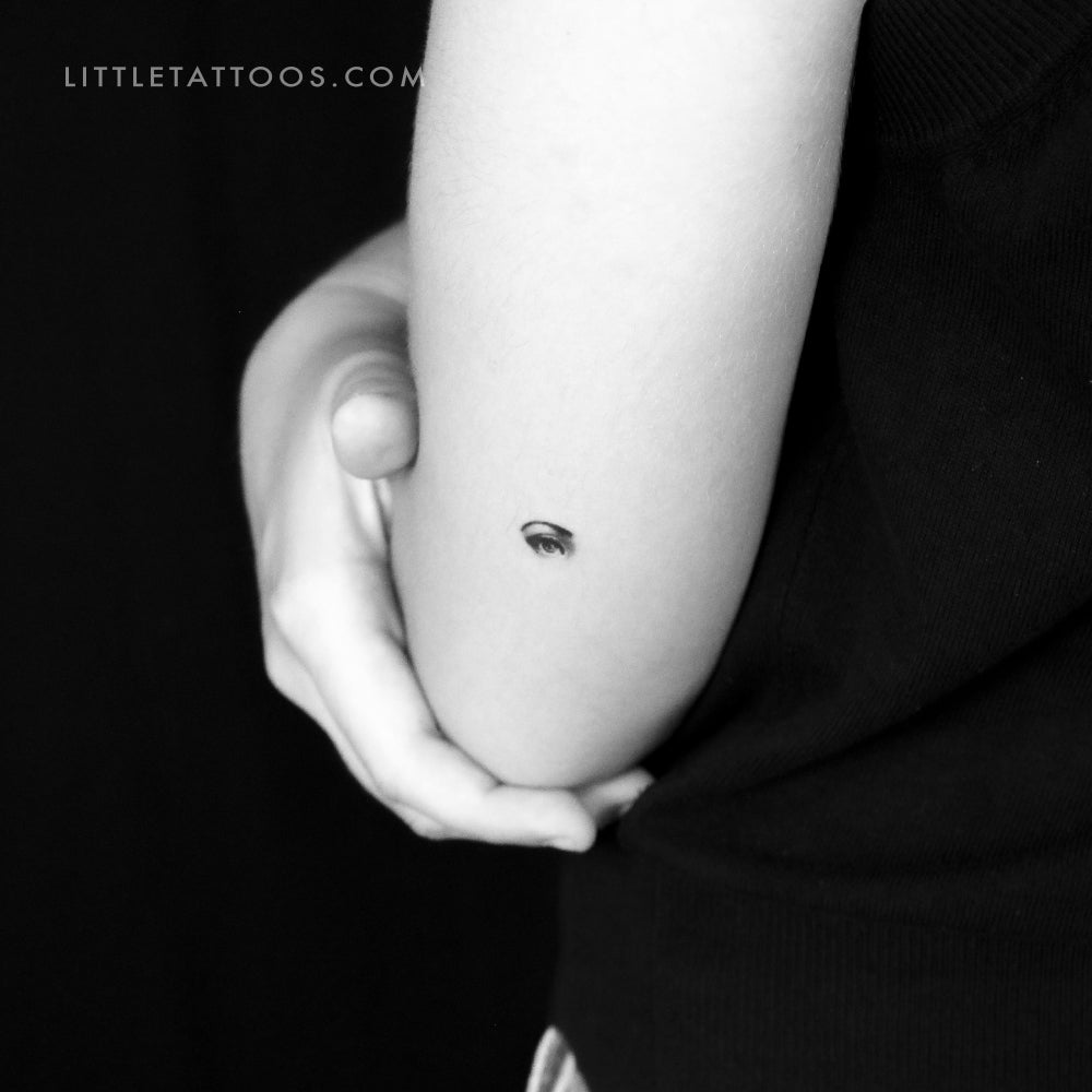 Woman Eye Temporary Tattoo - Set of 3