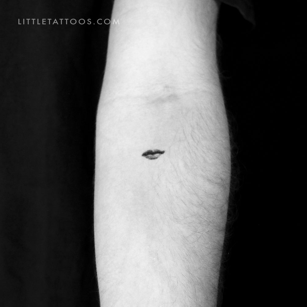 Tatuaje temporal de boca - Juego de 3