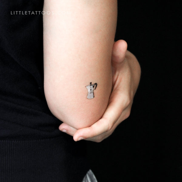 Bialetti Moka Pot Temporary Tattoo - Set of 3