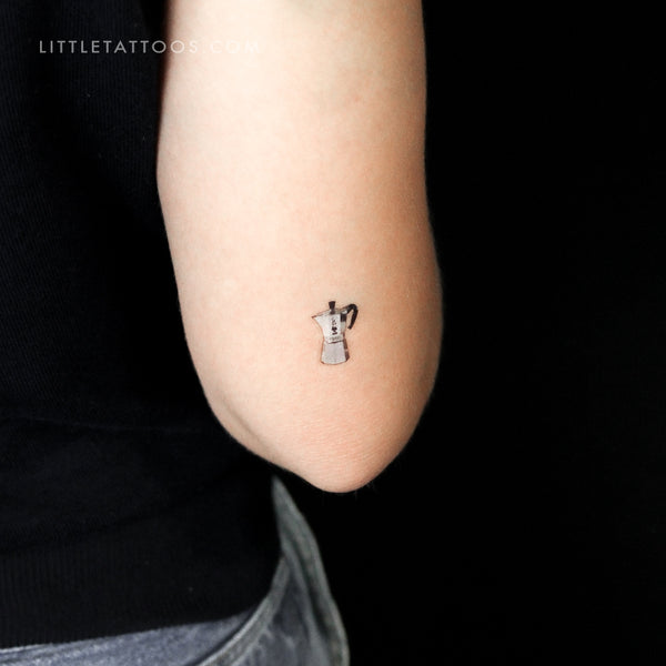 Bialetti Moka Pot Temporary Tattoo - Set of 3