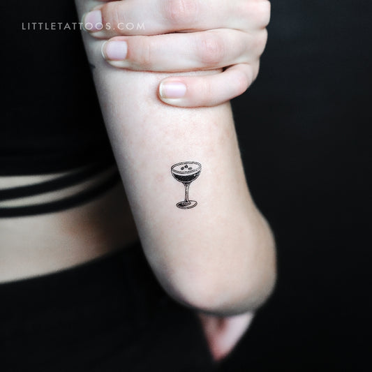 Tatuaje temporal de Little Espresso Martini (juego de 3)