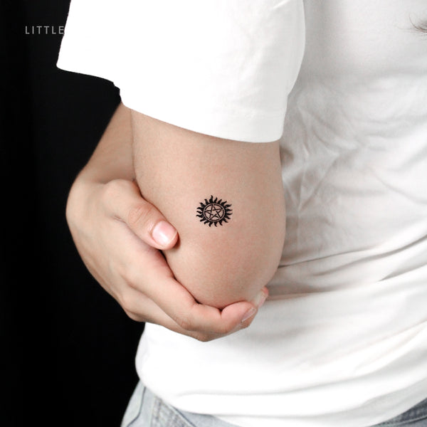 Supernatural Pentacle Temporary Tattoo - Set of 3