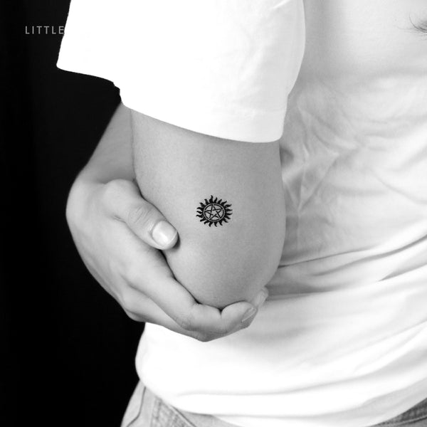 Supernatural Pentacle Temporary Tattoo - Set of 3