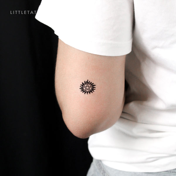 Supernatural Pentacle Temporary Tattoo - Set of 3