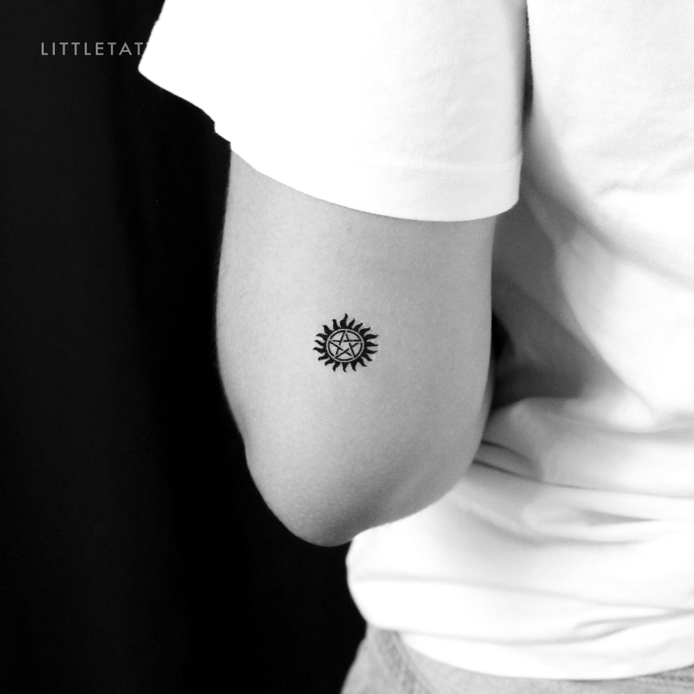 Supernatural Pentacle Temporary Tattoo - Set of 3