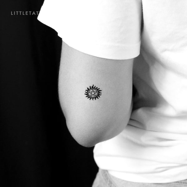 Supernatural Pentacle Temporary Tattoo - Set of 3