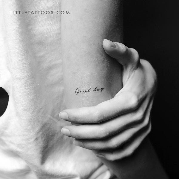 Good Boy Temporary Tattoo - Set of 3