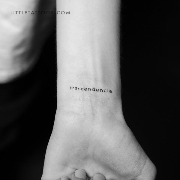 Trascendencia Temporary Tattoo - Set of 3