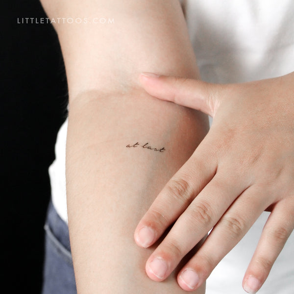 At Last Temporary Tattoo - Set of 3