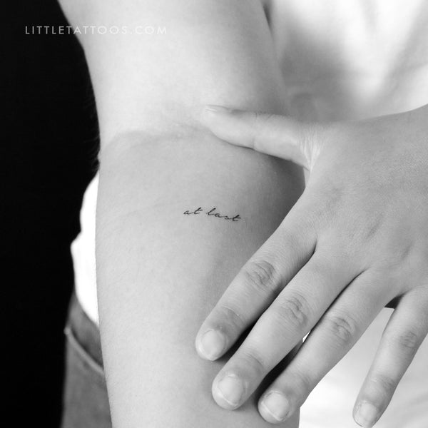 At Last Temporary Tattoo - Set of 3