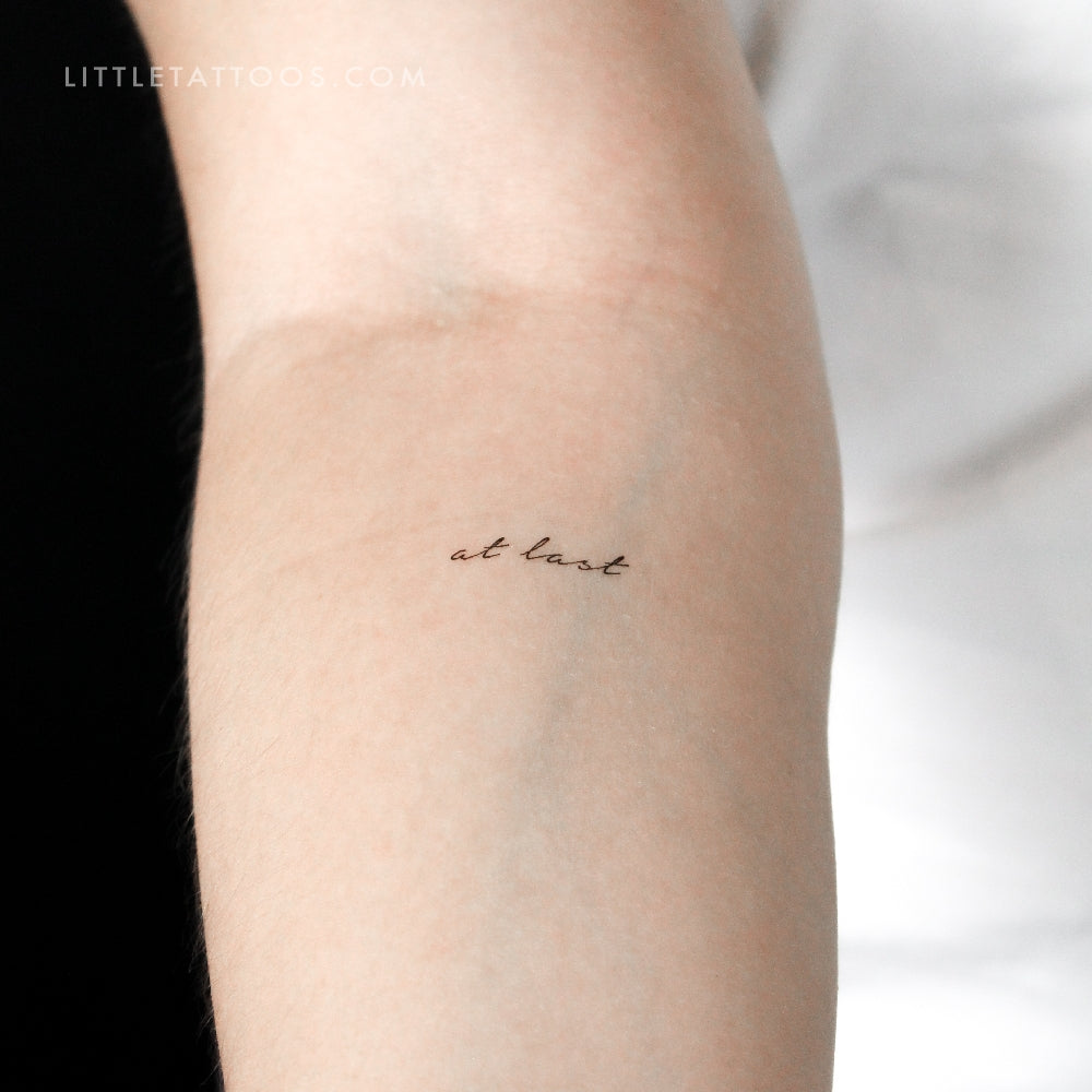 At Last Temporary Tattoo - Set of 3