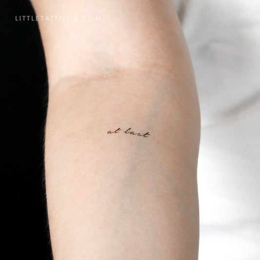 At Last Temporary Tattoo - Set of 3